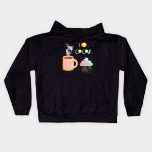 Christmas Hot Cocoa & Cup Cake Kids Hoodie